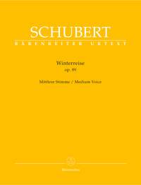 SCHUBERT F. - WINTERREISE OP.89 D.911 MEDIUM